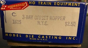 Roundhouse HO Scale - 40' 3-Bay Offset Hopper NYC 904165 - 1615 - CLST - Picture 1 of 2