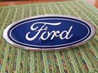 Ford OEM Blue & Chrome 7 X 3  Oval Emblem Badge Logo  Ford 
