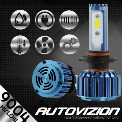 AUTOVIZION LED HID Headlight kit 9004 HB1 White 1997-1999 Mercedes-Benz SL60 AMG - Image 1 of 4