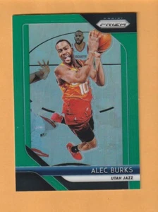 Alec Burks Utah Jazz 2018-19 Prizm Green #203 Colorado Buffaloes 7P - Imagen 1 de 2