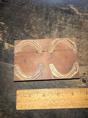 Print Block “ Decorative Border/Frame “ Brass Frame #2 - Image 1 of 4