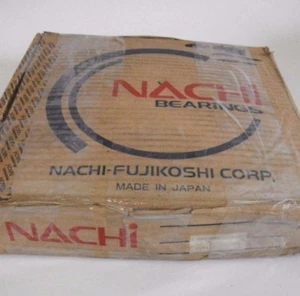 NACHI 7320 BMU C3 P6 ANGULAR CONTACT BALL BEARING BRONZE CAGE 100X215X47 - Picture 1 of 2