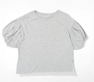 Bershka Womens Grey Polyester Blend T-Shirt Size S - Picture 1 of 10