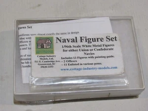 COTTAGE INDUSTRIES 1/96 METALL MARINE FIGUREN 13 FIGUREN SET - UNION / CONFEDERATE - Bild 1 von 2