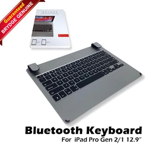 Brydge Bluetooth Keyboard with Backlit Keys iPad Pro 12.9" 1st & 2nd Gen BRY6012 - Picture 1 of 9