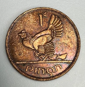 IRELAND 1968 1P 1 Penny Beautiful Tone (701) - Picture 1 of 3