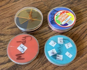 4 Sets Round Fraction Pieces, Math Manipulatives - Fraction Circles U4 - Picture 1 of 15