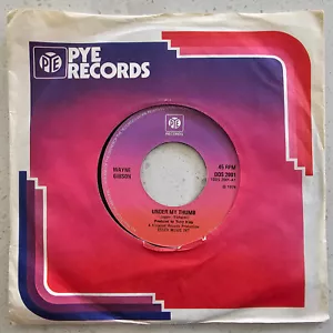 Wayne Gibson – Under My Thumb - 1974 Ex Con Northern Soul 7" - Picture 1 of 6