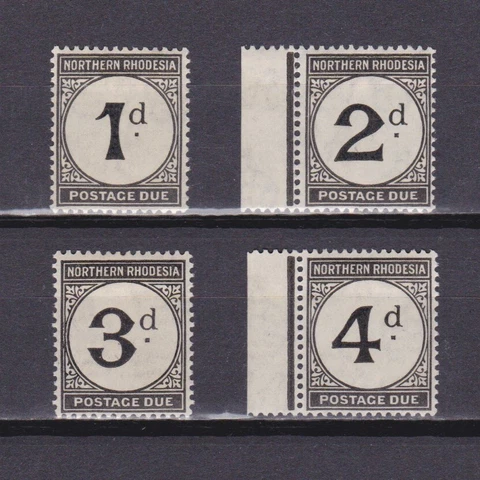 NORTHERN RHODESIA 1929, SG# D1-D4, CV £29, Postage due, MH Cover