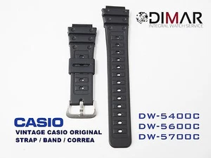 VINTAGE CASIO ORIGINAL STRAP/BAND/CORREA DW-5400C / DW-5600C / DW-5700C NOS - Imagen 1 de 2