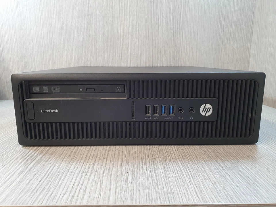 HP EliteDesk 705 G2 AMD A8  @ 3.2GHz 4GB RAM 500GB HDD WIN 10 Pro Grade B EA2205 - Image 1 of 4