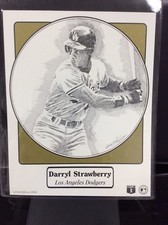 Darryl Strawberry 8x10 photo 1992 TV Sports Mailbag Photo File limited 5,000
