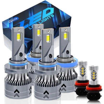 For Honda Odyssey DX Mini Passenger Van 2005-2010 LED Headlight 9005+H11+H11 - Image 1 of 4