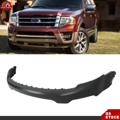 Primed Front Upper Bumper Cover Fascia For 2015-2017 Ford Expedition FO1014119 Foto 1 de 4