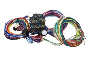 Arnés de cableado de 21 circuitos cables extra largos UNIVERSAL CHEVY Mopar FORD Hotrod - Imagen 1 de 7
