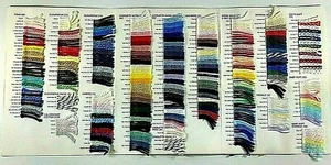 Lot Of 4, Deluxe Shade Card Hats Bags Socks  Mary Maxim Coats and Clarks   pp - Picture 1 of 9