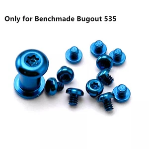 Titanium Screws/Hardware Kit Black For Benchmade Bugout 535 - Picture 1 of 12