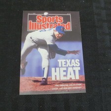 1999 Sports Illustrated Greats of the Game Cover Nolan Ryan Rangers