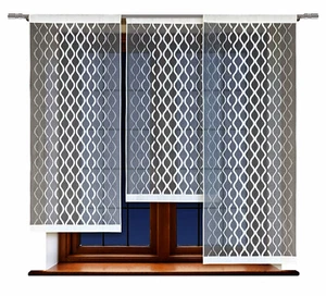 HAFT® Flächenvorhang kurz, Panel kurz, Schiebevorhang kurz, Gardine 60cm breit - Bild 1 von 5