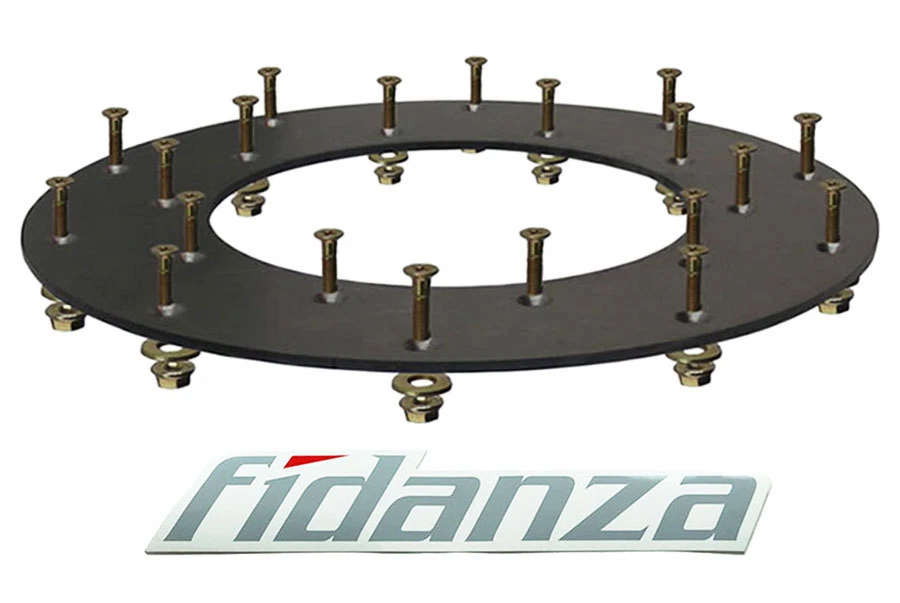 FIDANZA ALUMINIO VOLANTE PLACA DE FRICCIÓN INSERTO MUSTANG CAMARO CORBETA FIREBIRD Foto 1 de 4