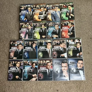 LOT Perry Mason DVD The Complete TV Series Seasons 1 thru 9 Raymond Burr 72 Disc - Picture 1 of 13