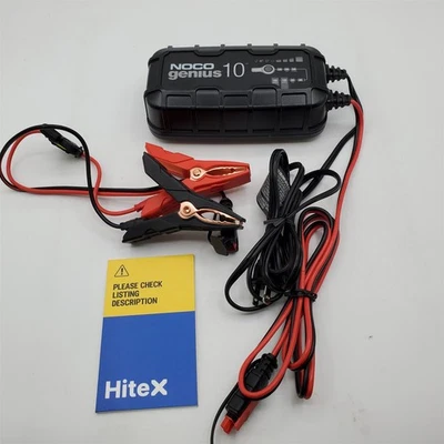 NOCO GENIUS10 10A 6V/12V Smart Battery Charger/Automatic Maintainer-NOT WORKING- - Image 1 of 4