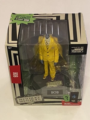 McFarlane Beetlejuice BOB  Movie Maniacs 6" Posed Figure Limited Edition New - Image 1 of 4
