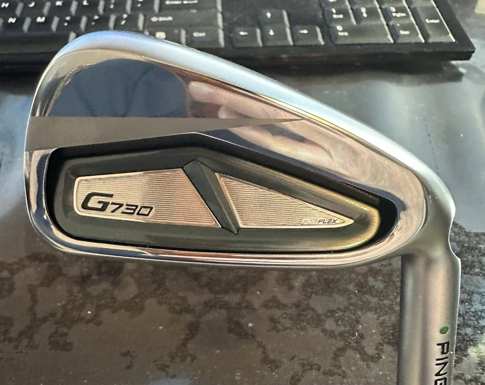 Ping G730 Irons, 5-PW, UW, & 50! Brand New, Green Dot, Senior Flex Graphite! - Image 1 of 4
