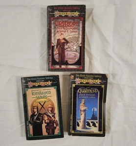 Dragonlance The Elven Nations Trilogy 1st Edition Paperback 1-3 - Picture 1 of 5