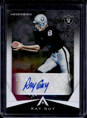 2021 Chronicles Ray Guy Ascension Auto #ASC-RGU Raiders - Image 1 of 2