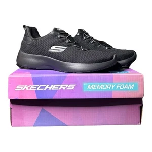 Zapatillas deportivas Skechers Dynamight negras para caminar correr talla 8 12119 nuevas con etiquetas - Imagen 1 de 11