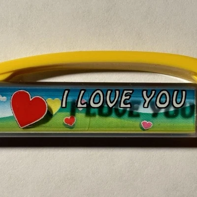 I Love You Pluma Flotante Corazón Rojo Movimientos Boda Ducha Matrimonio San Valentín Regalo Foto 1 de 4