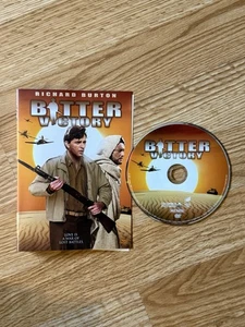 Bitter Victory (1957) DVD & Art NO CASE War Drama Richard Burton Ruth Roman - Picture 1 of 3