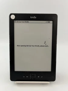 Amazon Kindle 4th Gen D01100 Wi-Fi 6" e-Book Black Reader Read Below #i02 - Picture 1 of 22