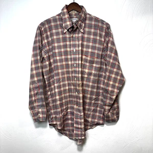 Vintage Claypoole New Haven Oxford Gant Shirtmakers Plaid Button Down Shirt 90s - Picture 1 of 6