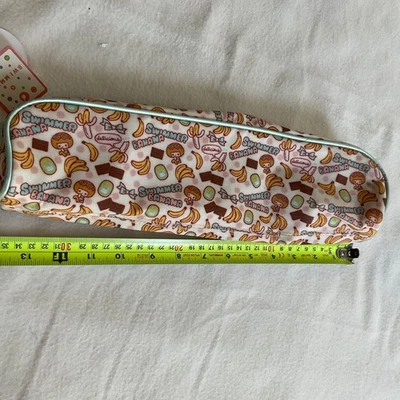 NUEVO CON ETIQUETAS Japón rizador de pelo rizador bolsa de hierro organización de viajes plátano nadador verde azulado ye Foto 1 de 2