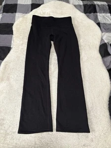 Athleta Altitude Pants Womens Black Pull On High Rise Warm Pants Size Large - Picture 1 of 9