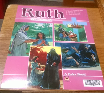 Abeka Bible Curriculum Flash-A-Card RUTH A Beka Books Complete Set - Image 1 of 4