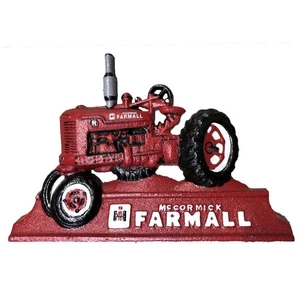 IH Farmall H Cast Iron Doorstop RHY-5 - Picture 1 of 1