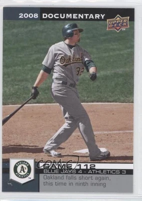 2008 Upper Deck Documentary Jack Cust #3330 - Image 1 of 2
