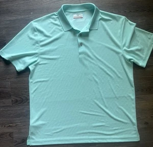 Grand Slam Performance Polo Golf Shirt Preppy Mint Green Short Sleeve Men's XL - Picture 1 of 4