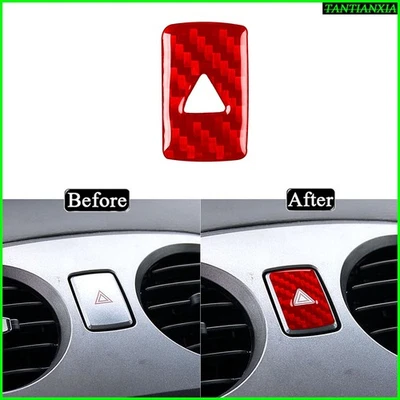 Luz de advertencia roja de fibra de carbono para Mitsubishi Eclipse 2006-12 Foto 1 de 4