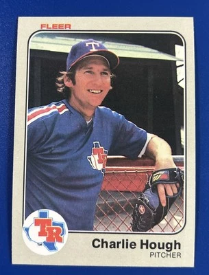 1983 Fleer Baseball Charlie Hough Texas Rangers #570 - Image 1 of 2