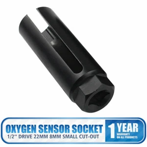 Professional Oxygen 02 Sensor Socket 22mm 2/1"Sq Drive Lambda Hand Tool Black - Picture 1 of 9