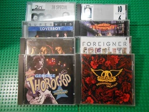 Lot (8) 70s 80s Rock CDs Foreigner Loverboy 38 Special Bad Company Aerosmith EXC - Picture 1 of 12