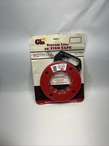 GB 50ft Steel Fish Tape Wire Cable Puller FTS-50B NEW - Picture 1 of 12