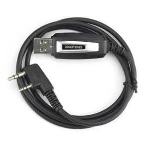 50km Baofeng USB Programming Cable & CD For UV-6R UV-B5 UV-82 Walkie Talkie - Picture 1 of 7