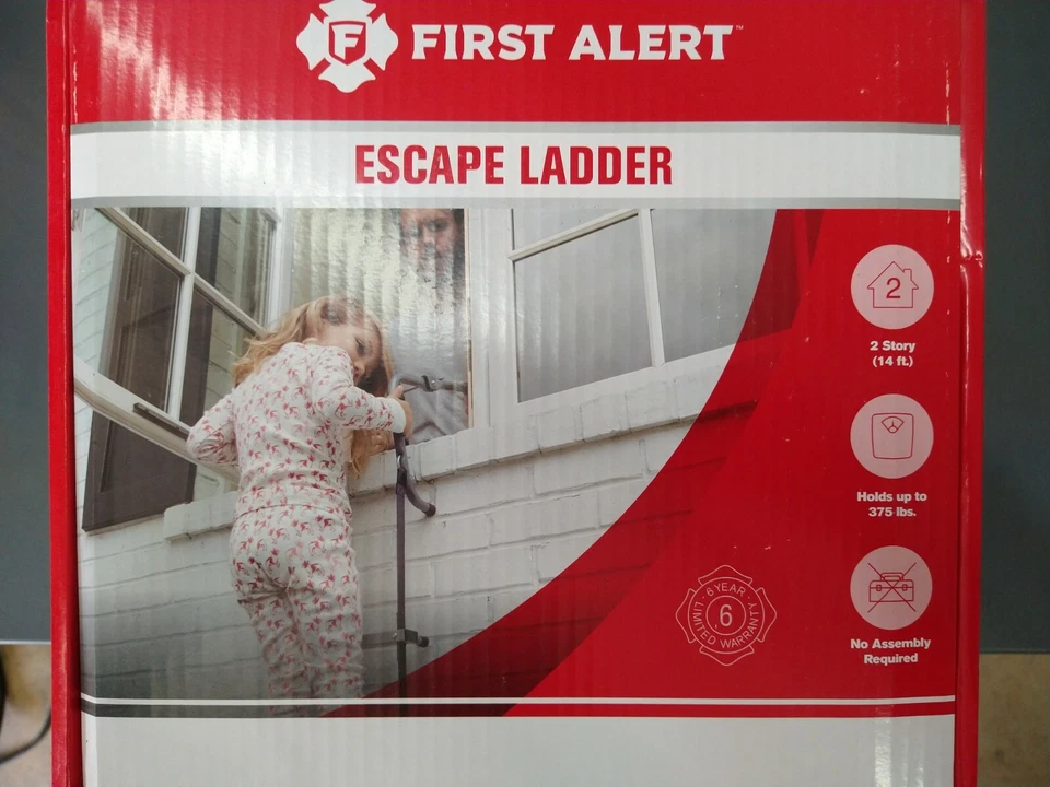 2 First Alert 2 Story 14ft Fire Escape Ladder - Image 1 of 1