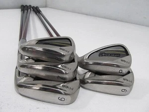 PRGR RED Titan Face 2016 Irons #6-9.P(5Clubs)/Carbon/Flex:M37/Iron set - Picture 1 of 4