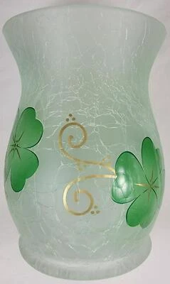 Yankee свечи ураган стеклянная банка держатель матовый треск четыре листа клевер Lucky - Изображение 1 из 4